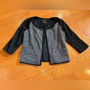 Dana Buchman Open Front Blazer Jacket 10 | Corporate Core Minimalist Workwear